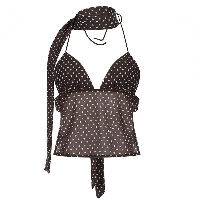 Crop Top - Polkadots