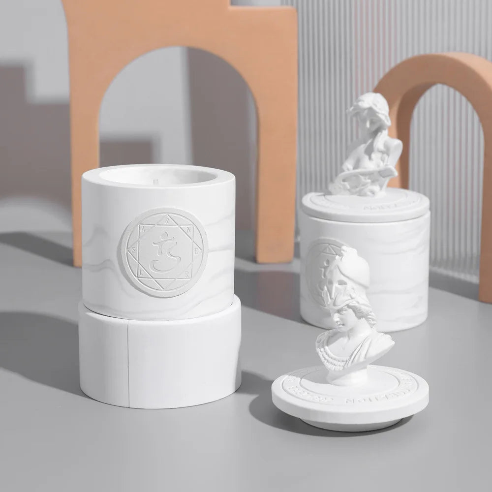 Decorative Scented Candles of Soy Wax and Essential Oils