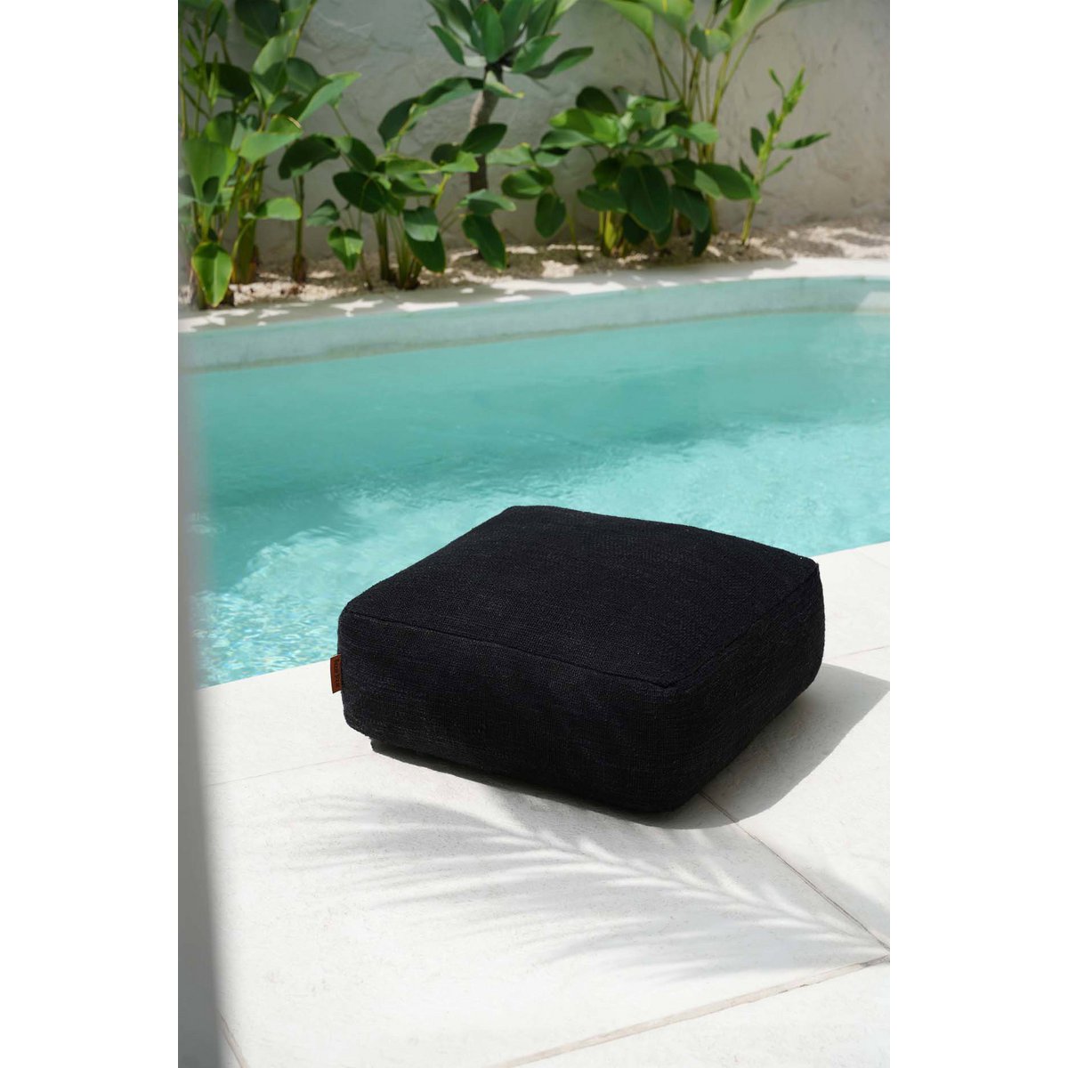 Der gemütliche Pouf – Schwarz