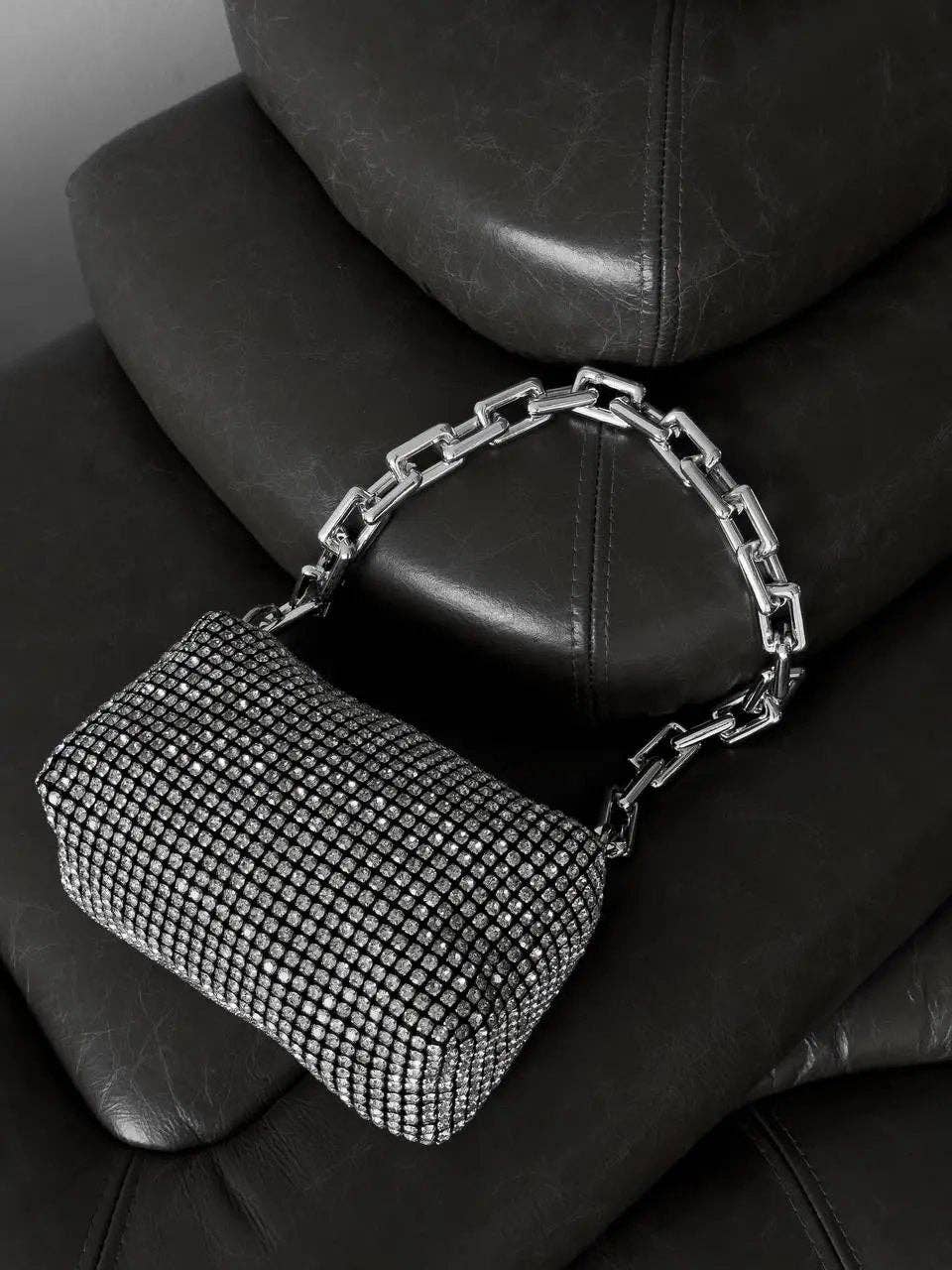 SPARK | Strassbesetzte Umhängetasche & Clutch