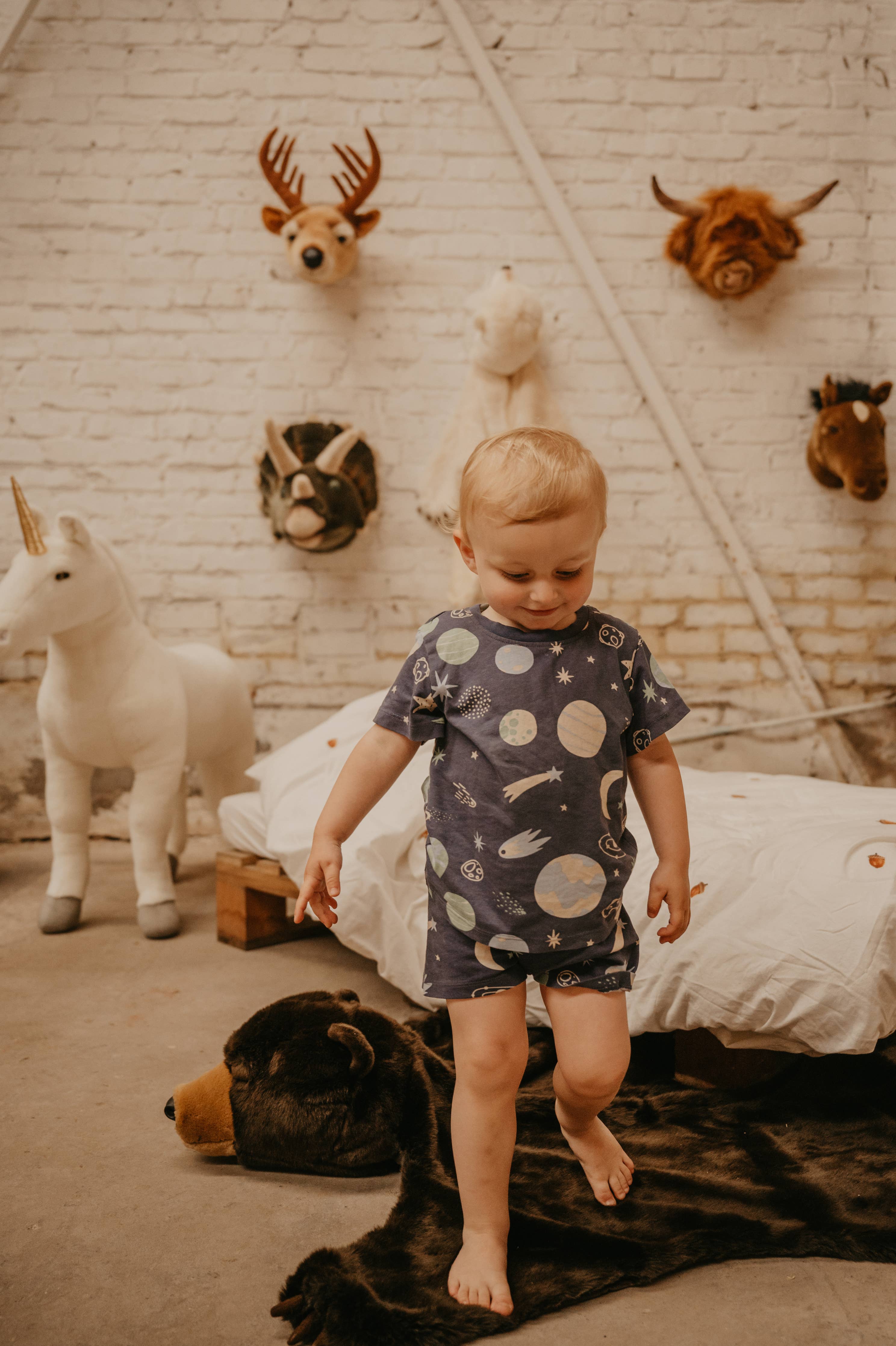 Wild & Soft Henry Björn – Tapis et Couverture pour Enfant en Un