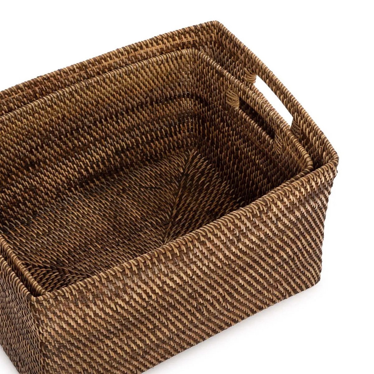 Colonial Magazine Basket – Natural Brown | S
