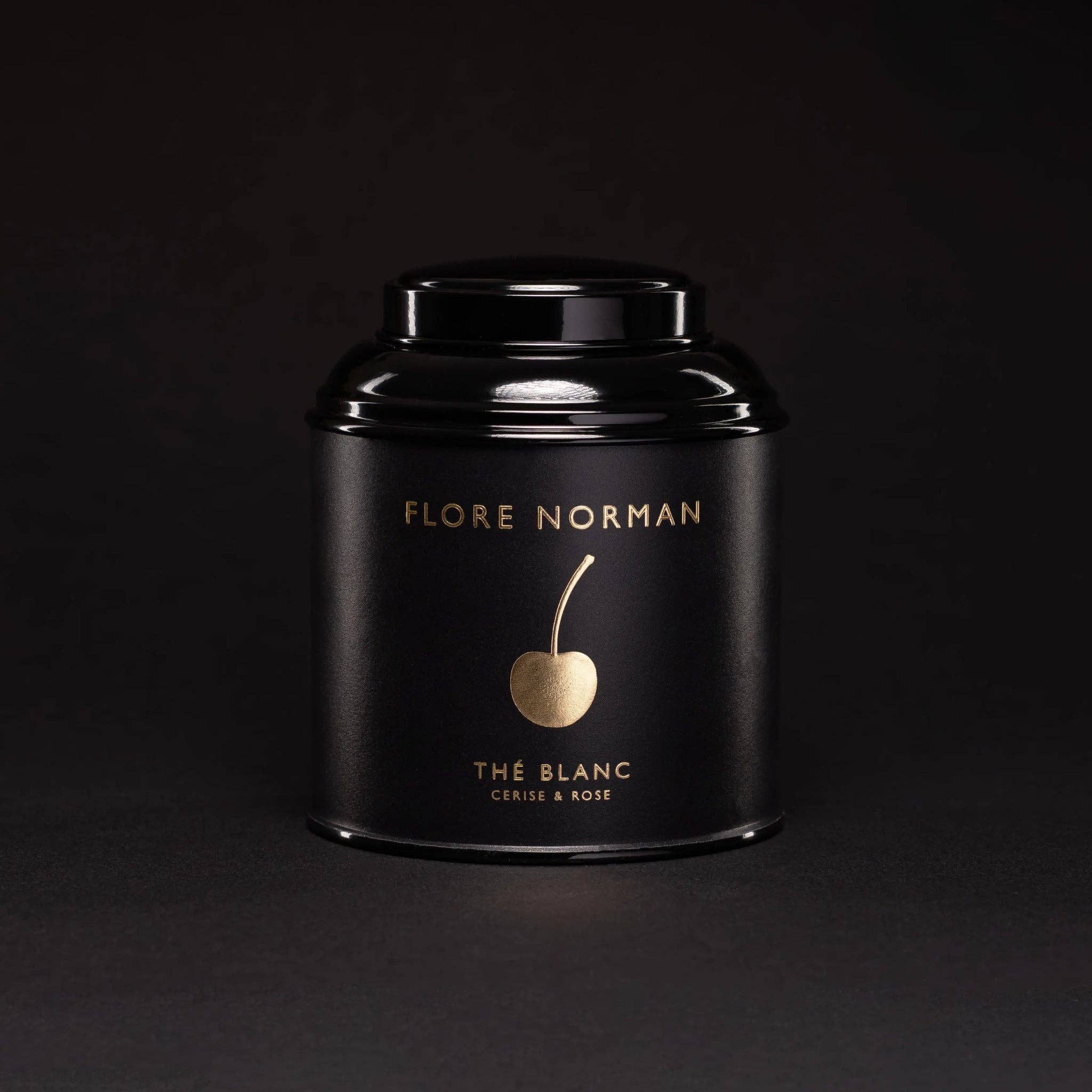 Flore Norman – Körsbär | Vitt te Pai Mu Dan med körsbär & ros (40 g)