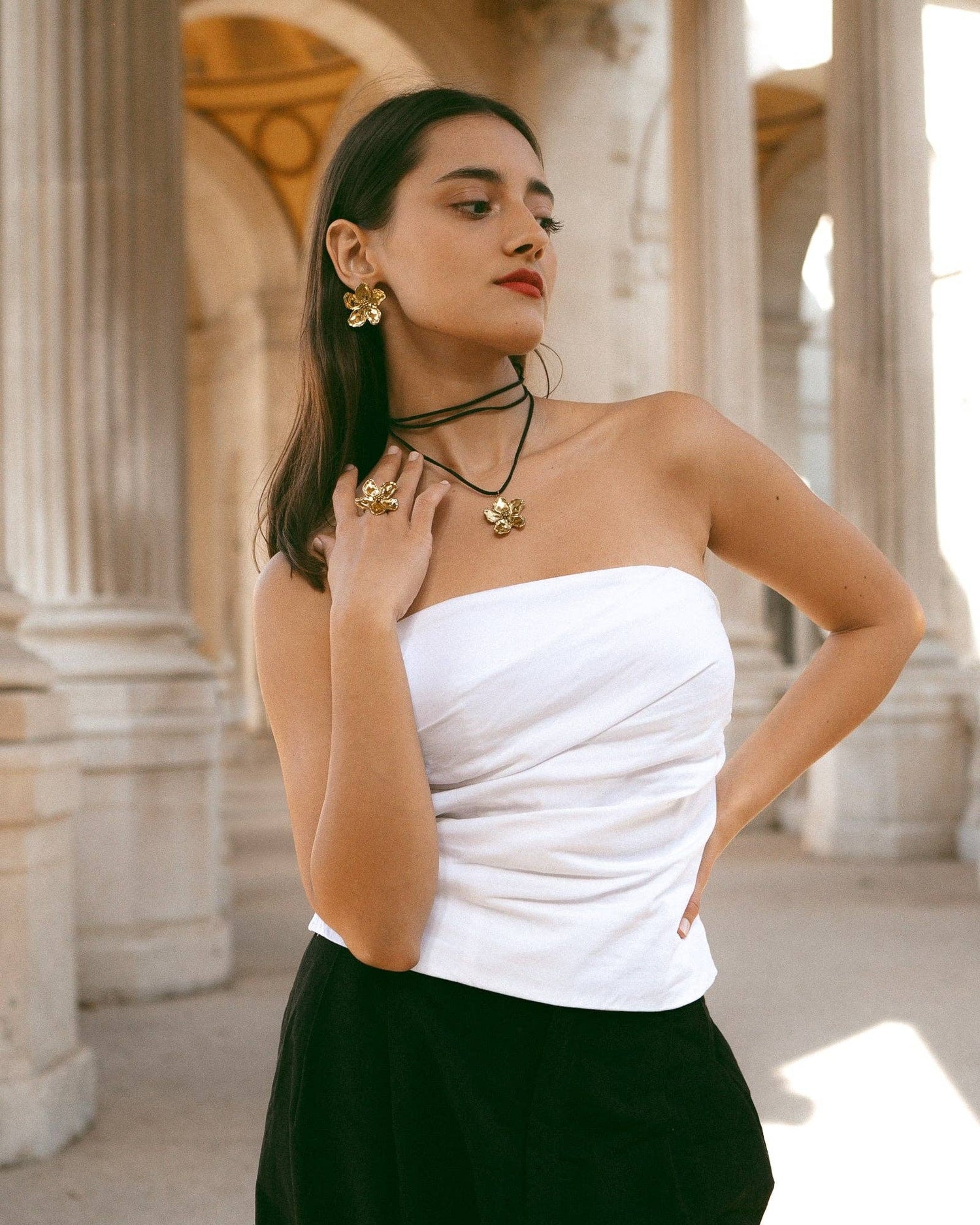 Ibiscus Blomörhängen