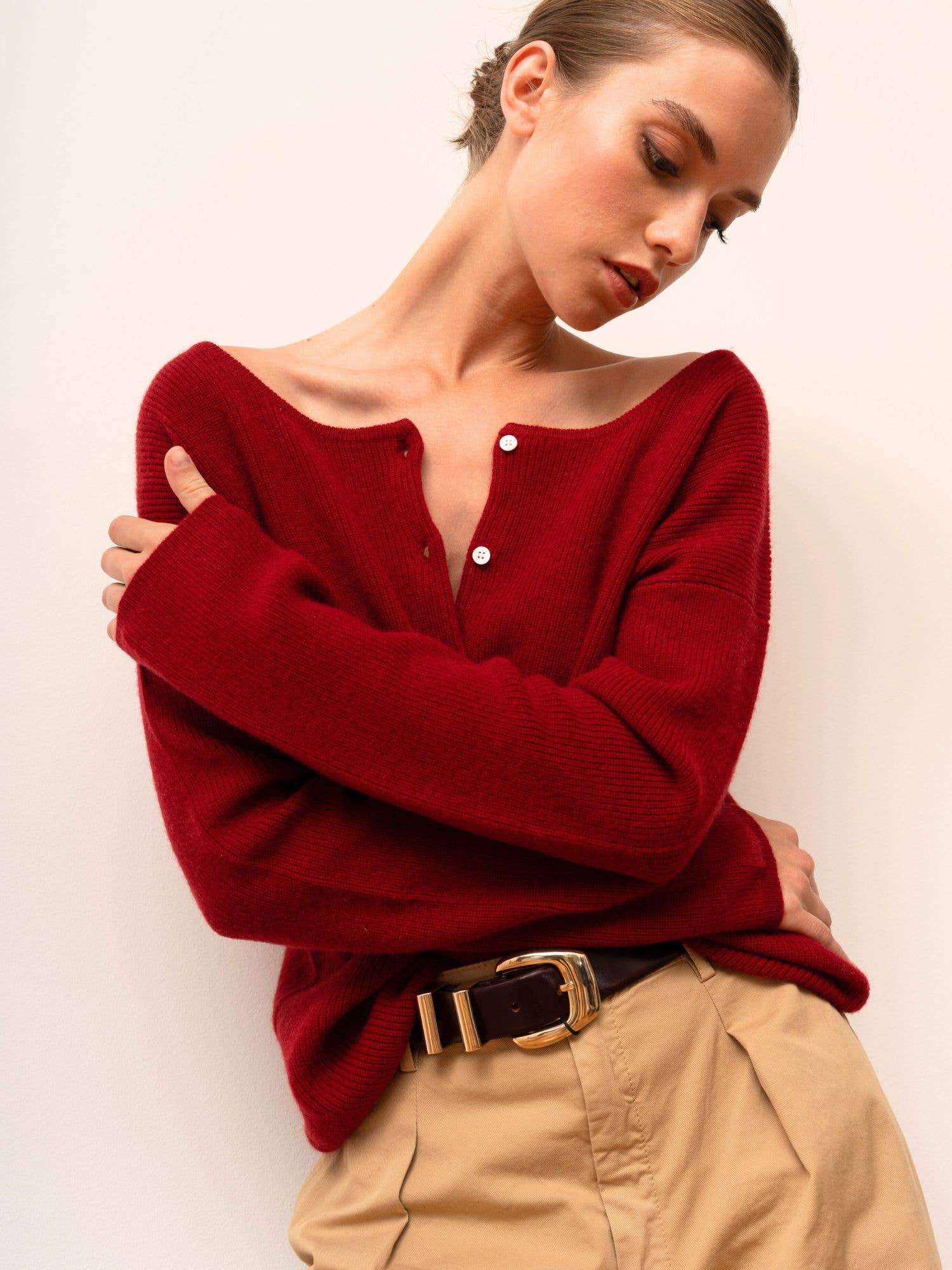 CAMILLE | Cardigan 100 % cachemire