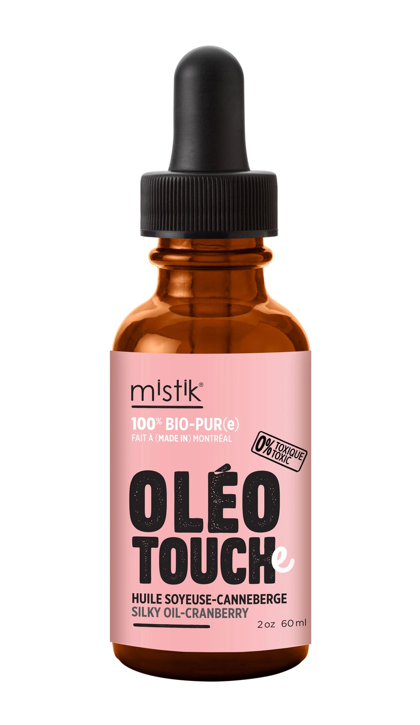 Mistik OLÉO-TOUCH(E) HUILE SOYEUSE – CANNEBERGE, 60 ml