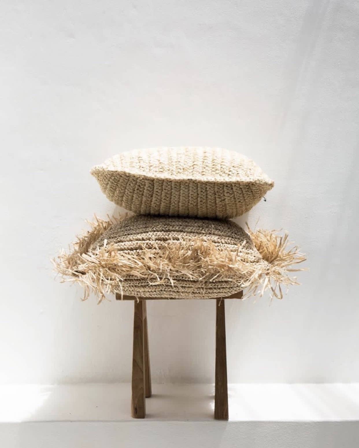 Raffia Flores Kissenbezug Quadratisch 40x40 cm