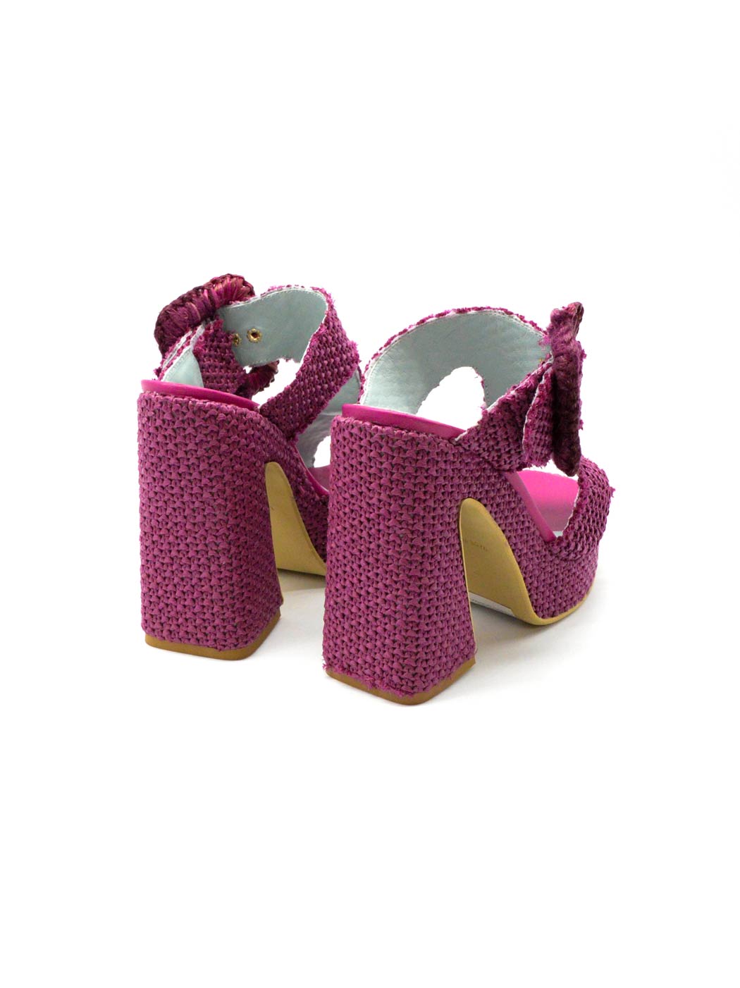 Slip-in Flat shoes in Raffia, Poesie Veneziane