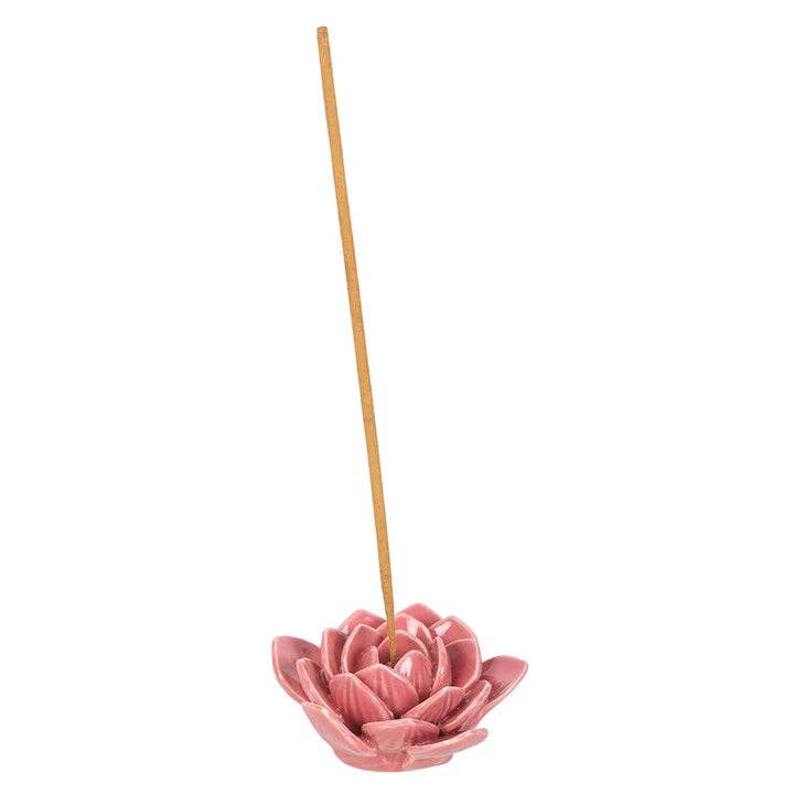 Rosa rökelsehållare Vattenlilja | Something Different