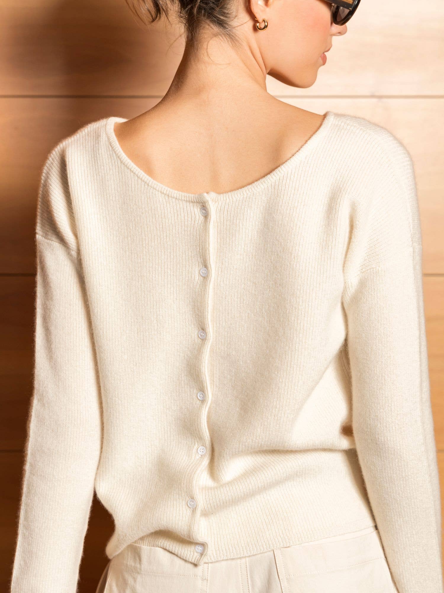 CAMILLE | Cardigan 100 % cachemire