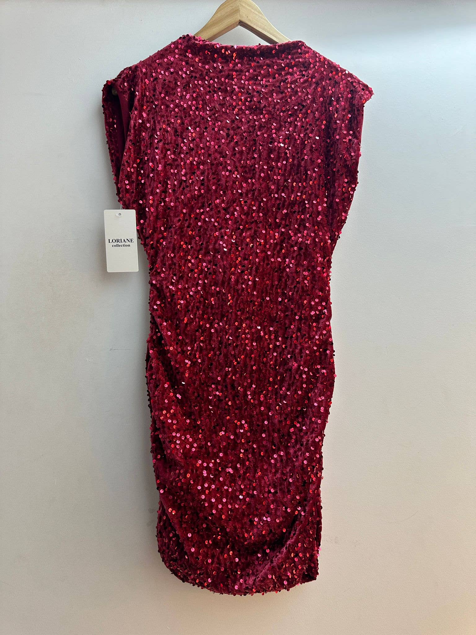 Paillettenkleid aus Samt