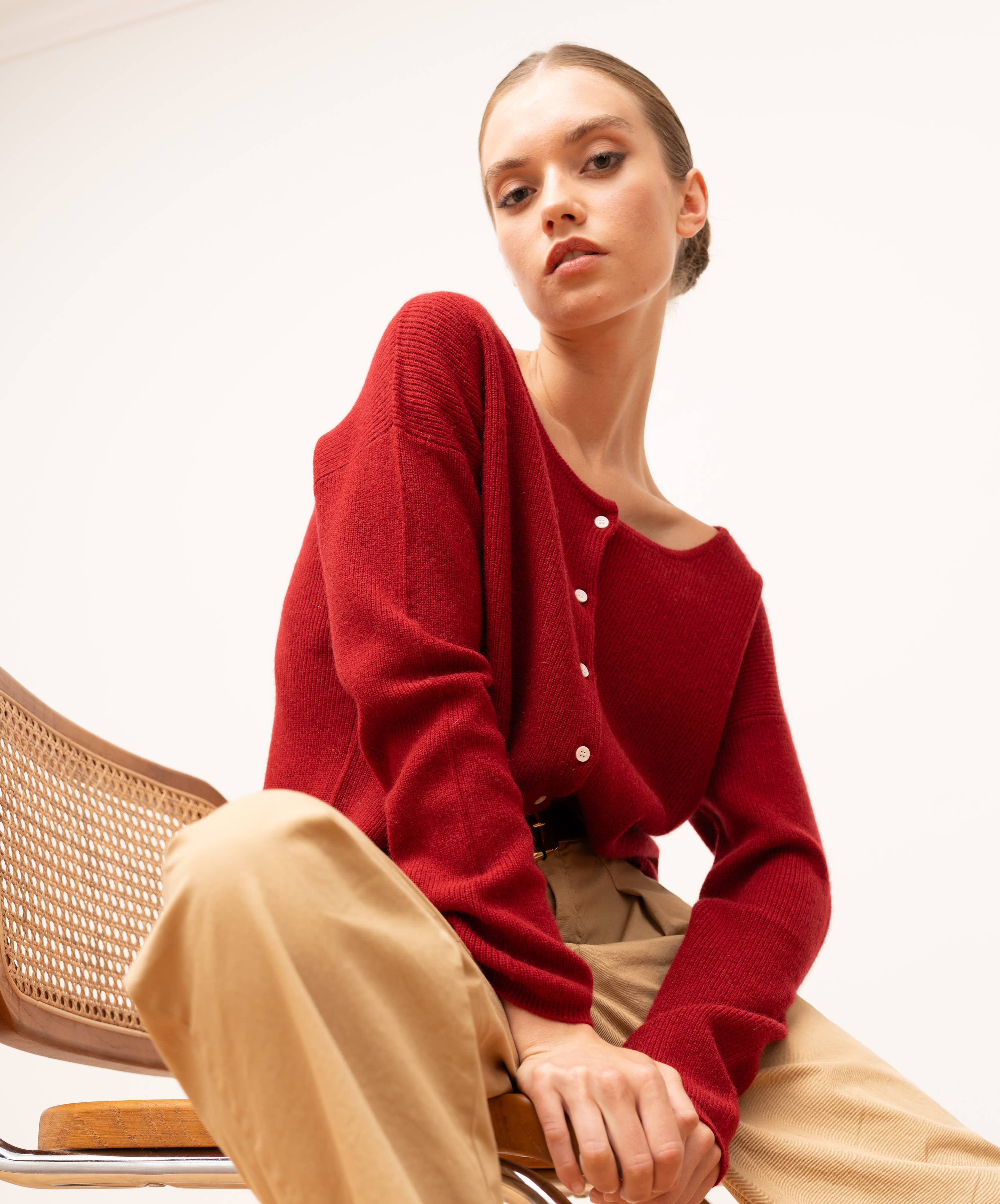 CAMILLE | Cardigan 100 % cachemire
