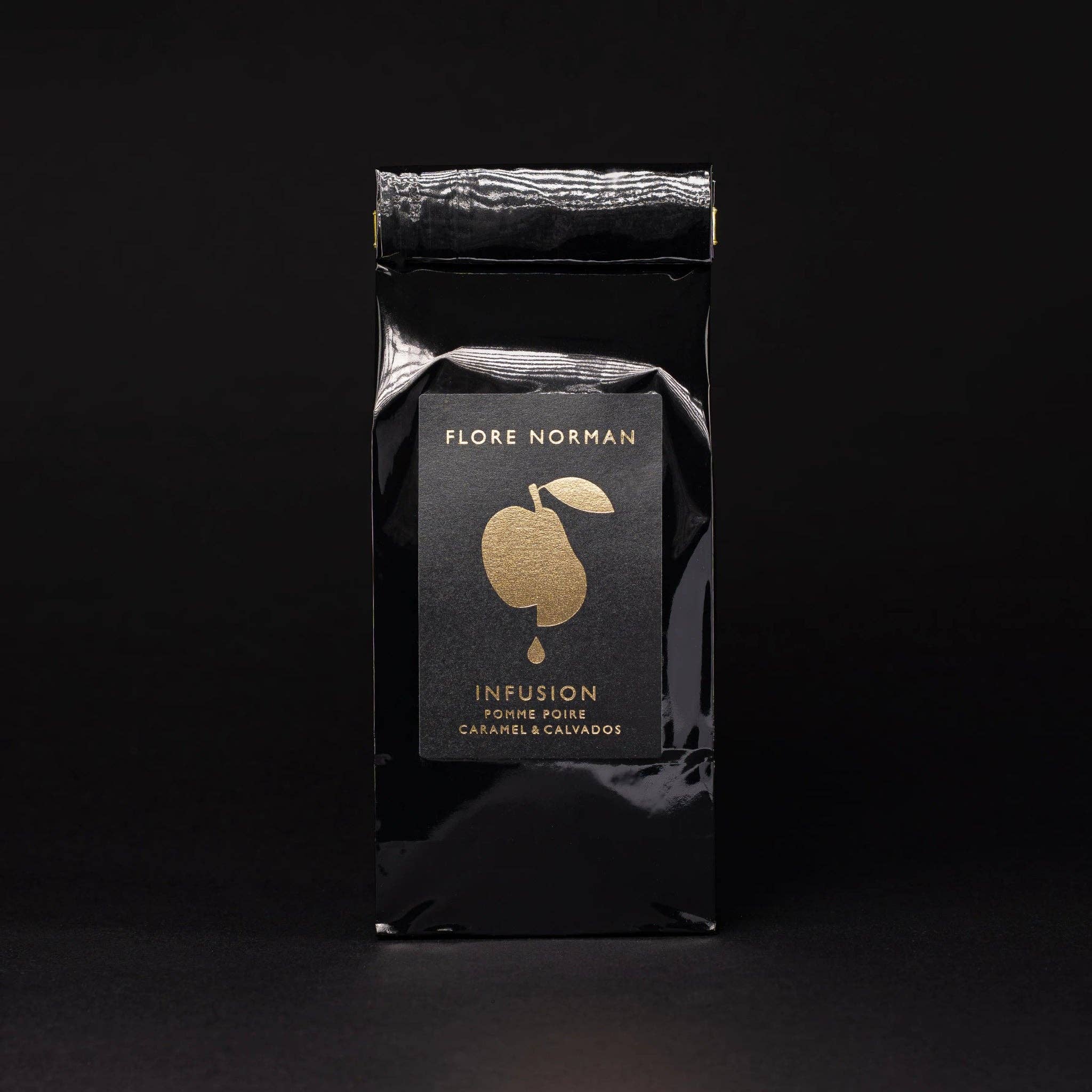 Flore Norman – Karamell | Infusion med äpple, päron, karamell & Calvados Pays d’Auge (100 g)