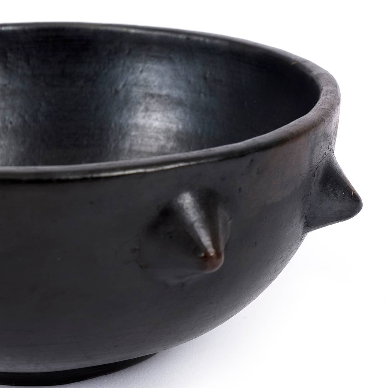 Burned Ethnic Serving Bowl