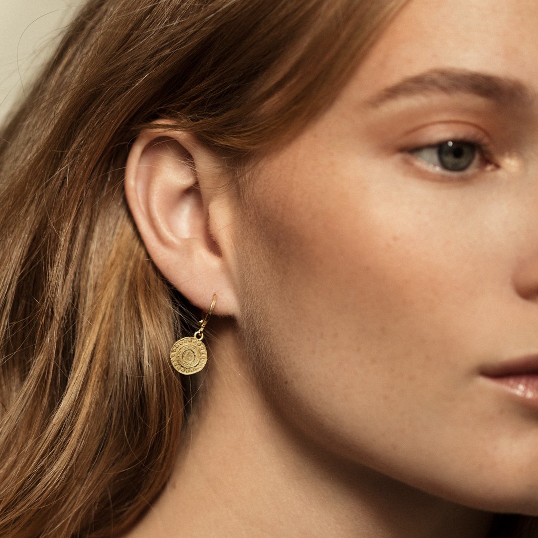 Alba Earrings | 24k Gold | Agape Studio Jewelry