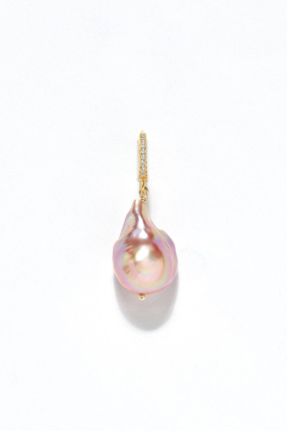 Bea Örhängen | Äkta Rosa Barockpärlor | Guldpläterad | Par