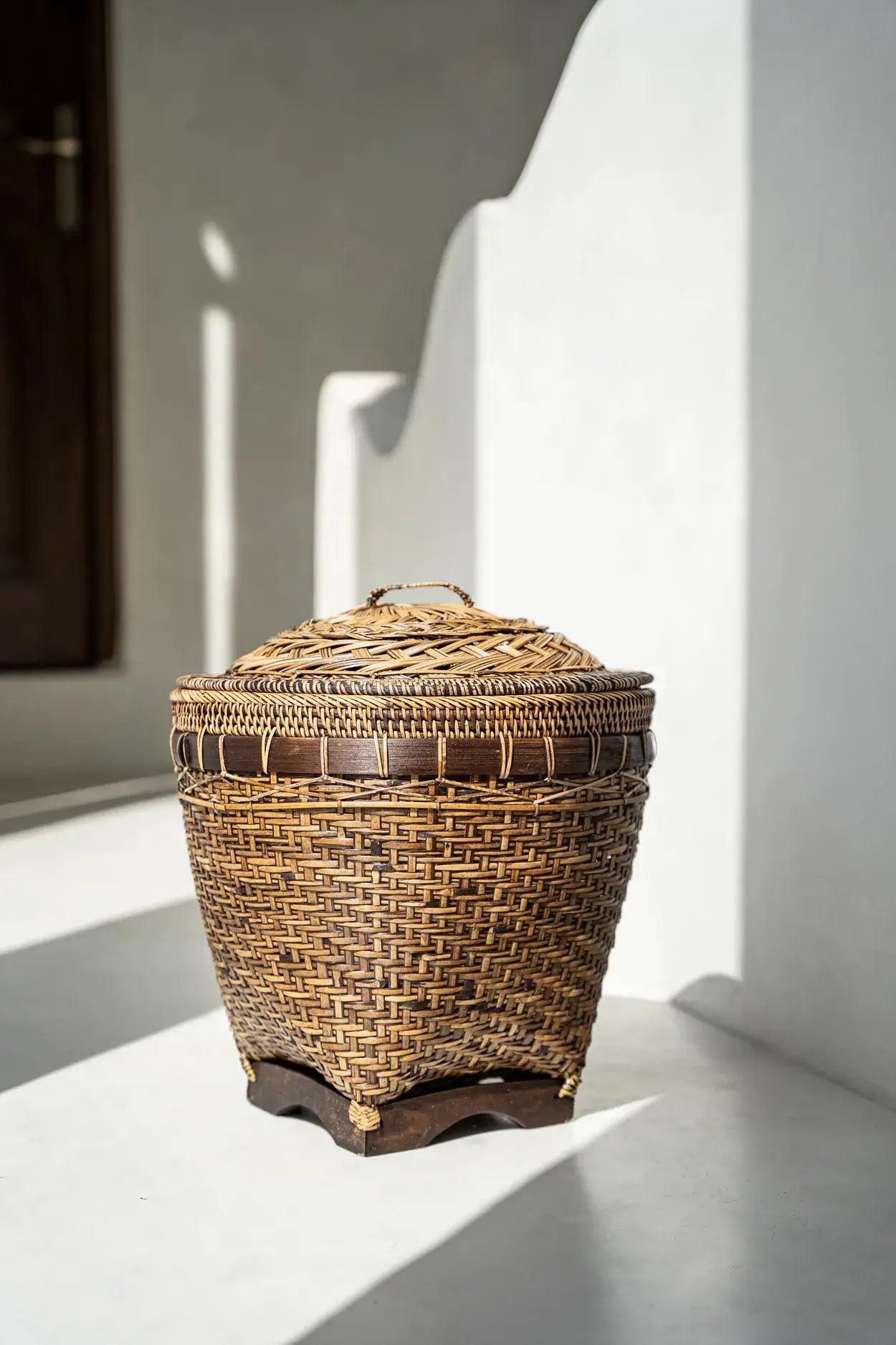 The Colonial Storage Basket – Natural Brown – Size M