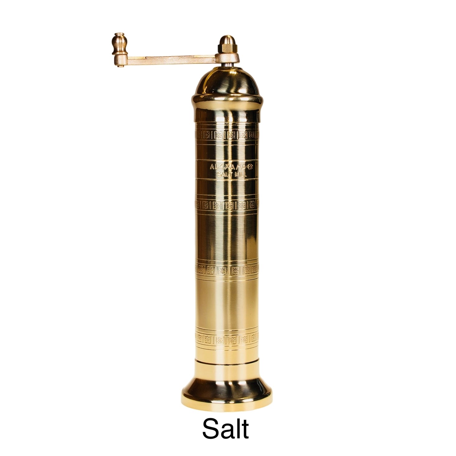 Brass Mill - 9" Saltkvarn, Alexander Handmade Mills