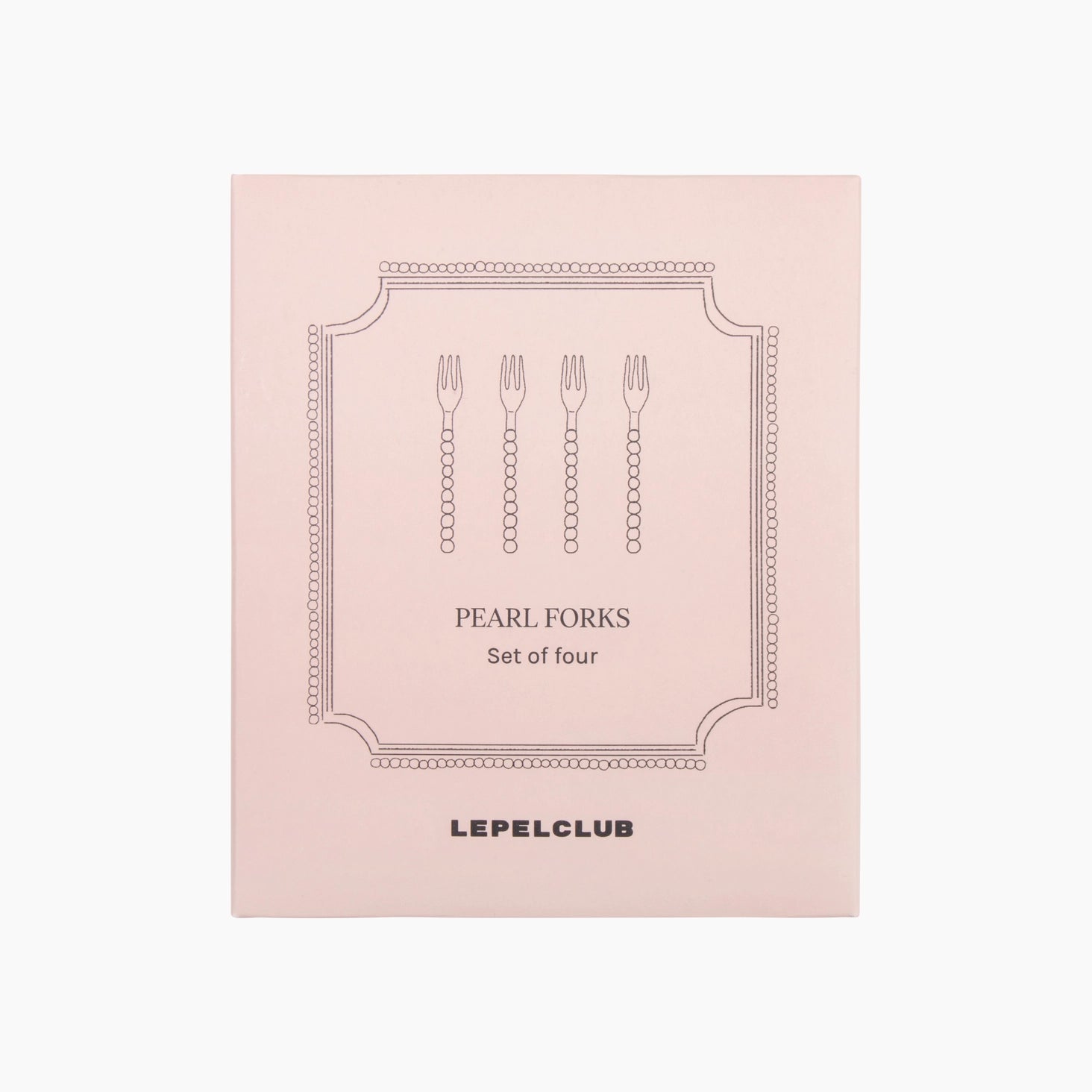 Perlengabeln – 4er-Set, LEPELCLUB
