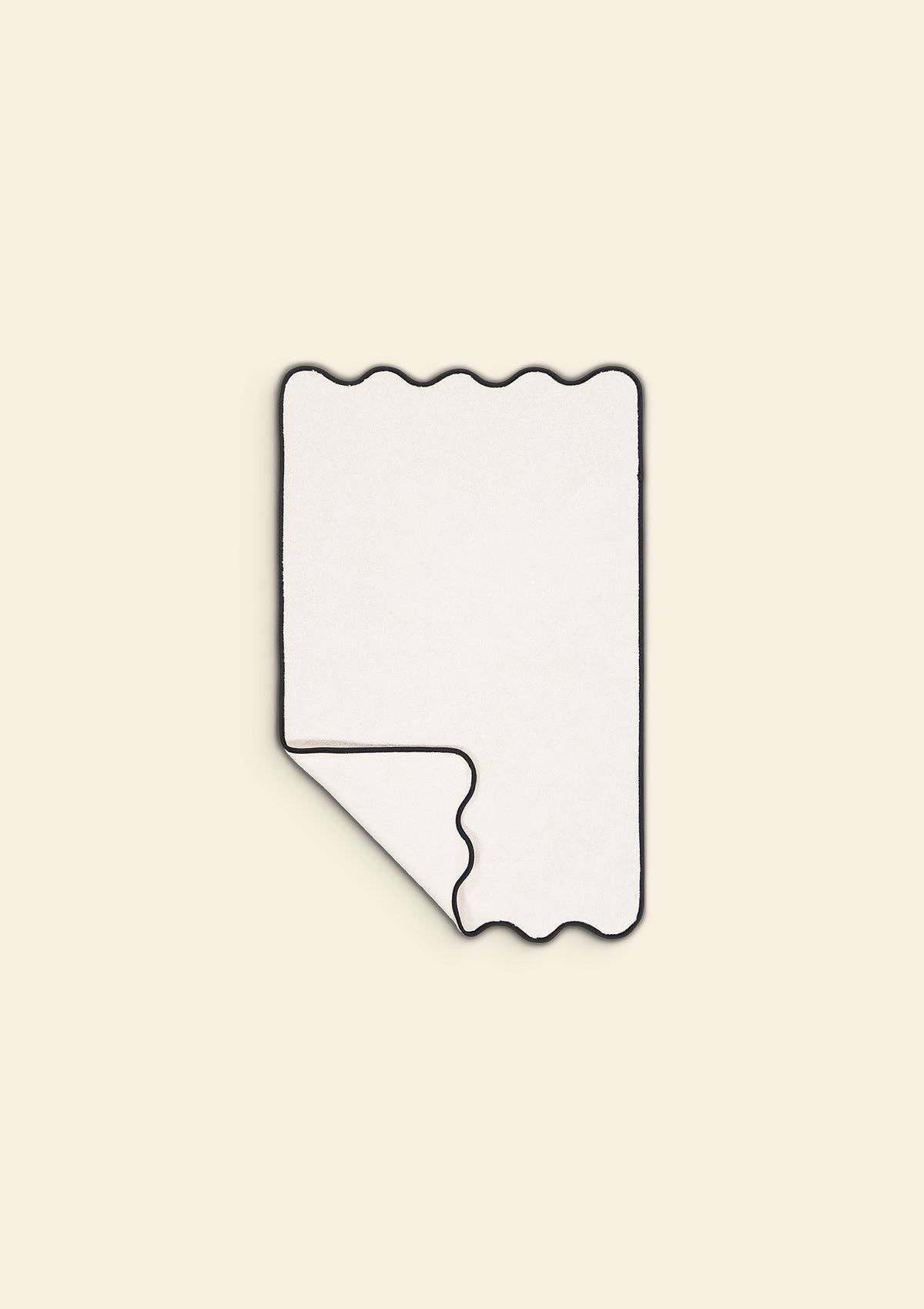 Vågig Badrumsmatta 50×80 cm | Tomète