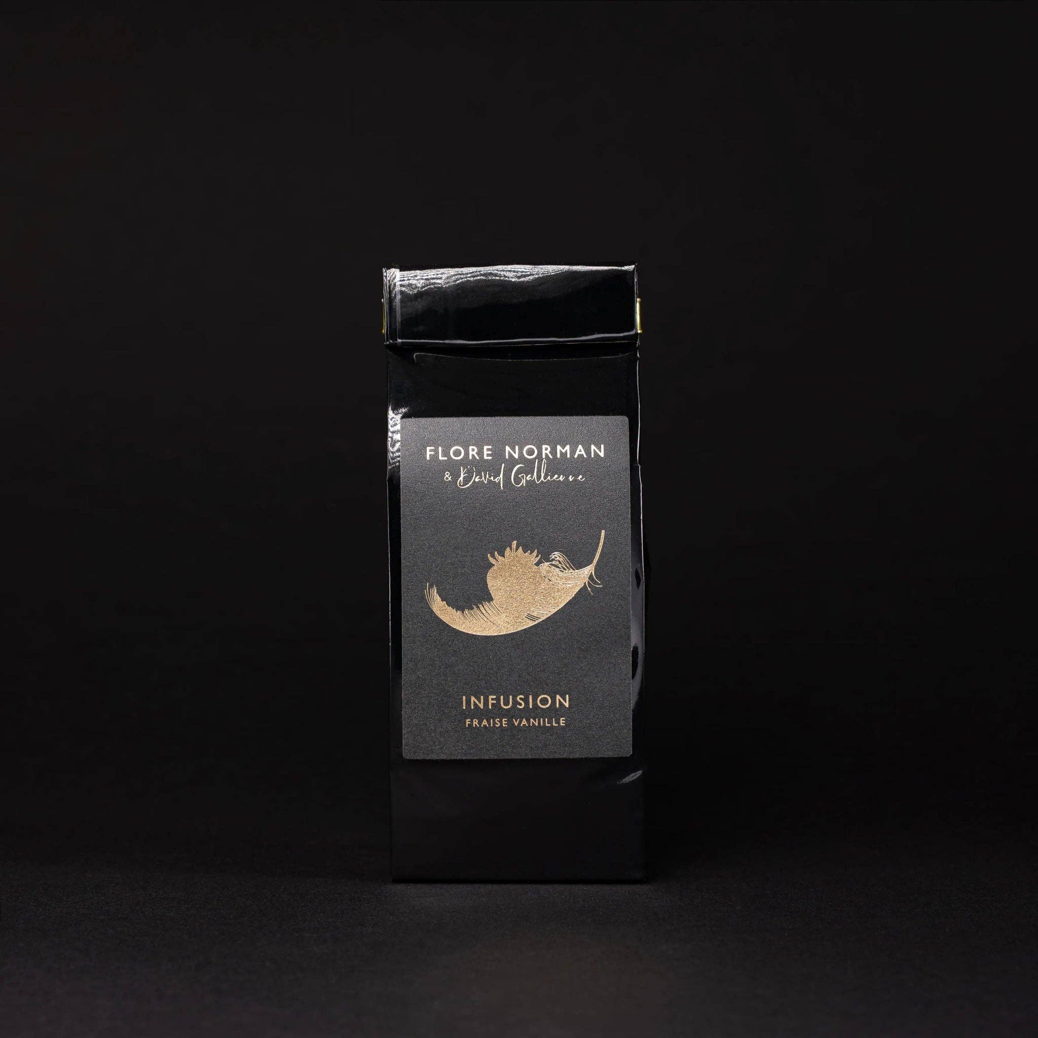 Flore Norman – Jordgubbe | Koffeinfri infusion med äpple, hibiskus & jordgubbe (100 g)
