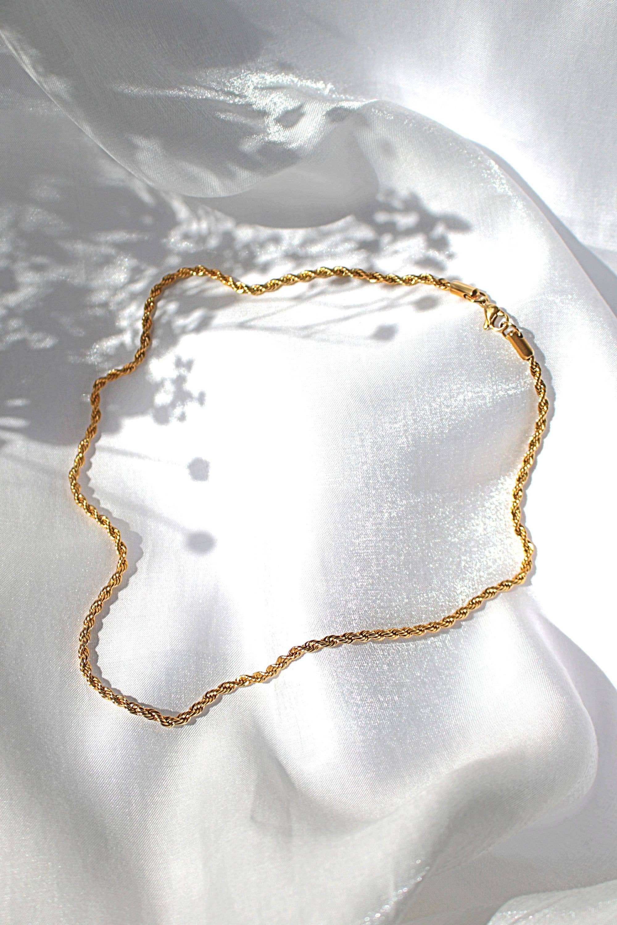 Schlangenkettenhalsband | 24k Vergoldet