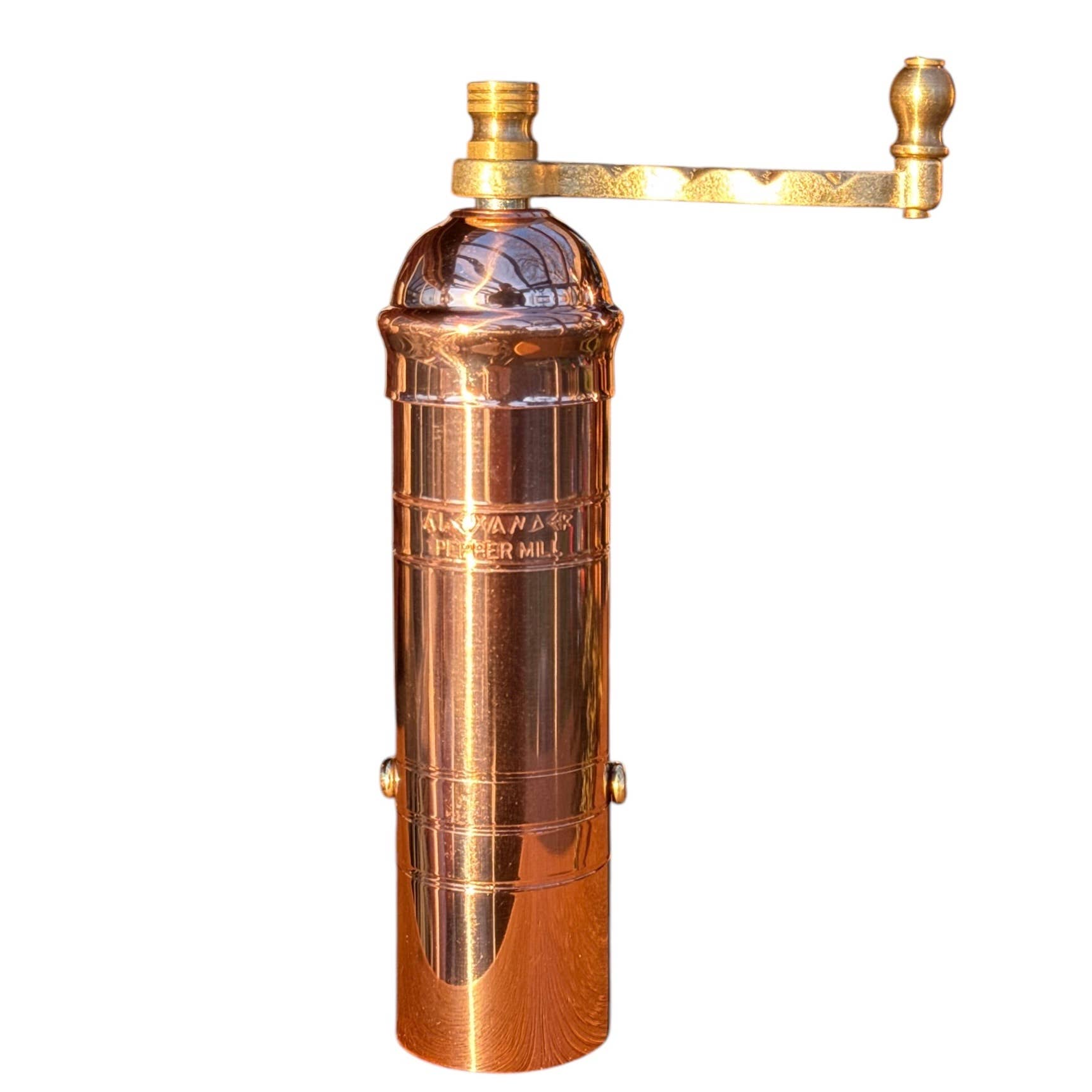 Original „Small Copper Mill“ – Pepparmühle aus Kupfer (7 Zoll / ca. 18 cm)