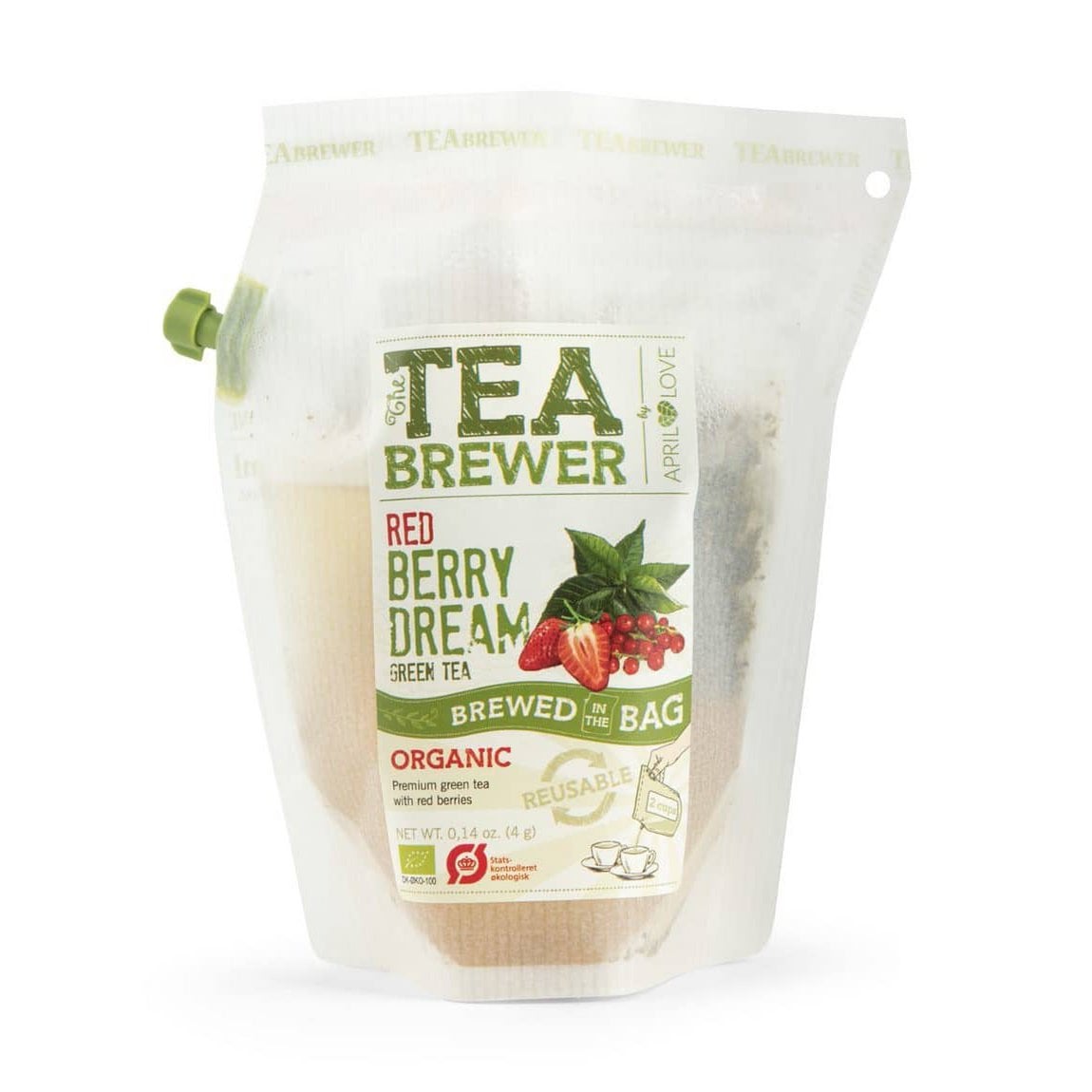 Ekologiskt grönt te med bär – Red Berry Dream | TeaBrewer