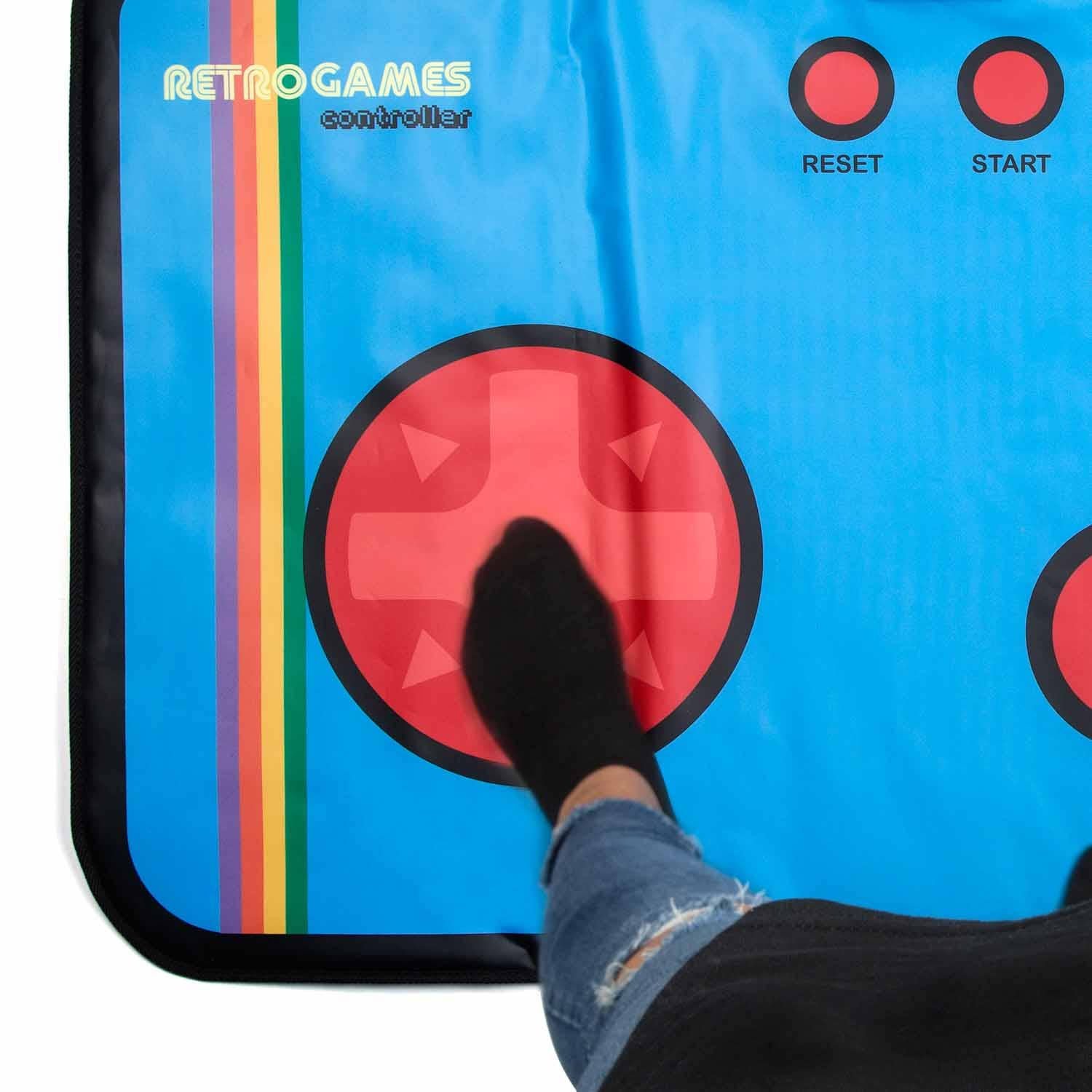 Retro-Spielmatte mit 200 integrierten 8-Bit-Spielen – für TV (AV-Anschluss)