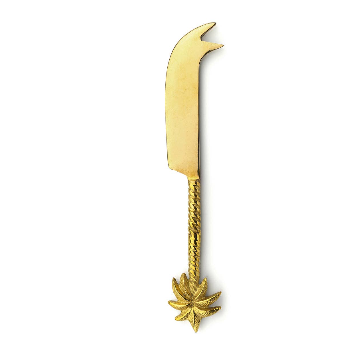 Palm Tree Cheese Knife – elegant ostkniv i mässing
