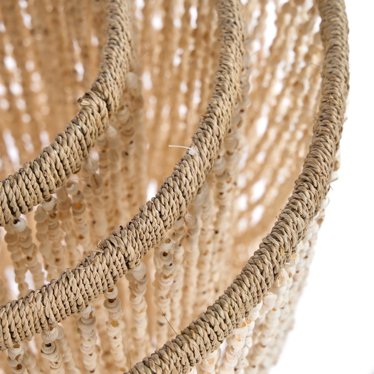 Lagoon Shell Kronleuchter M | Muschellampe aus Naturschalen – Boutique Luxury