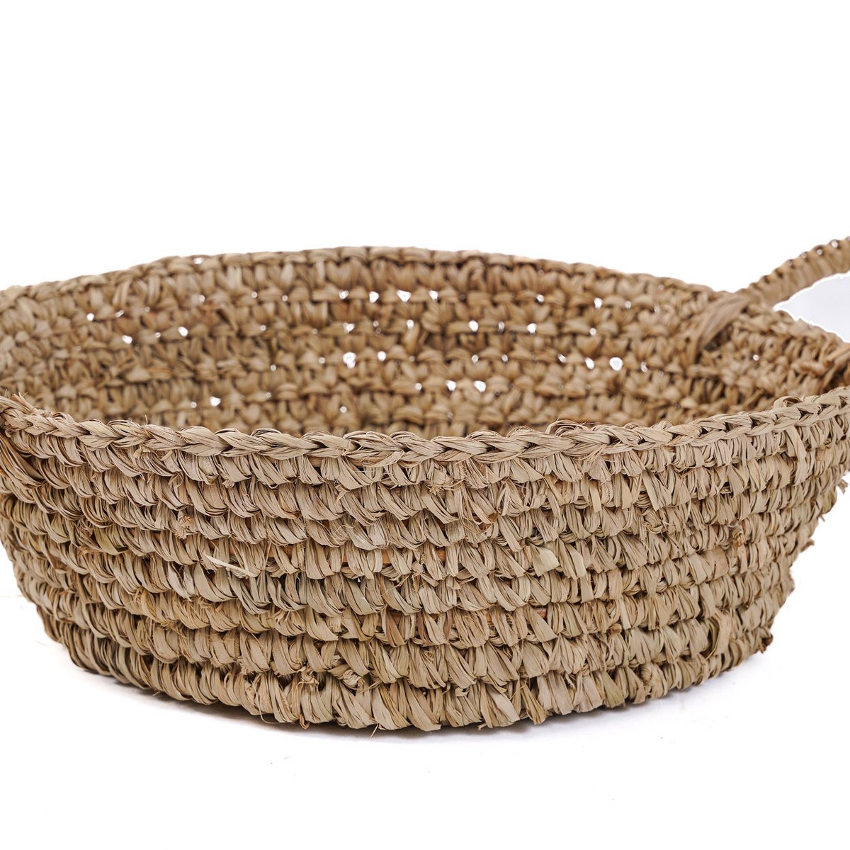 Raffia-Korbschale – Natur (S)