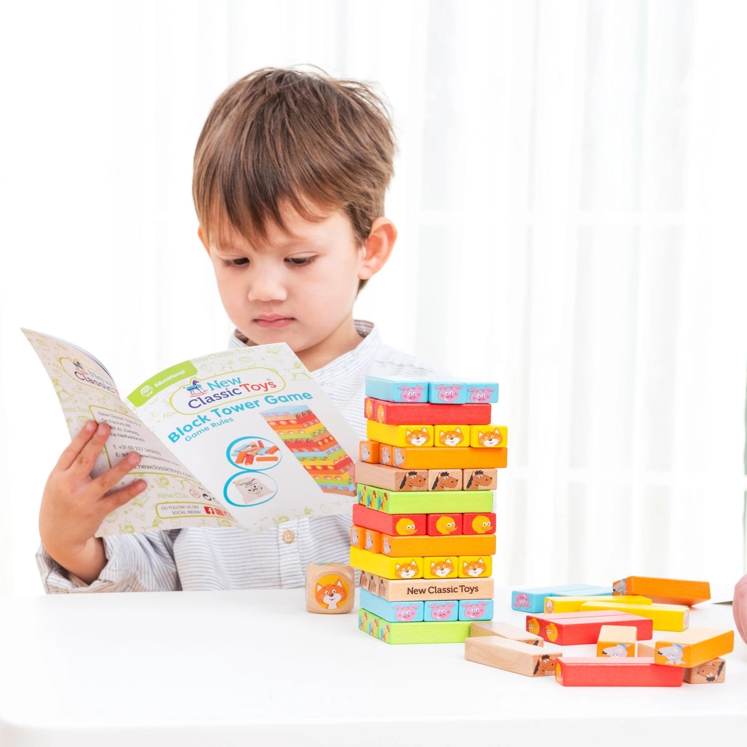 New Classic Toys Jenga game made of FSC® 100% certified wood