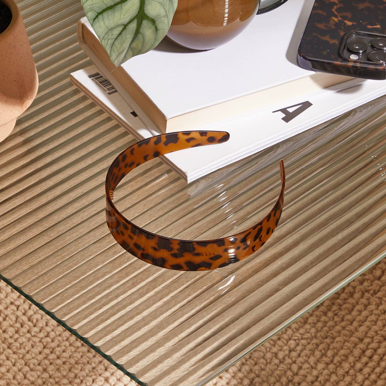 Kitsch Wide Statement Headband – Tortoise