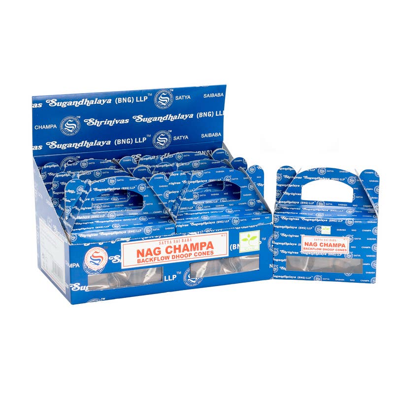 Nagchampa | Schachtel mit 24 Räucherkegeln