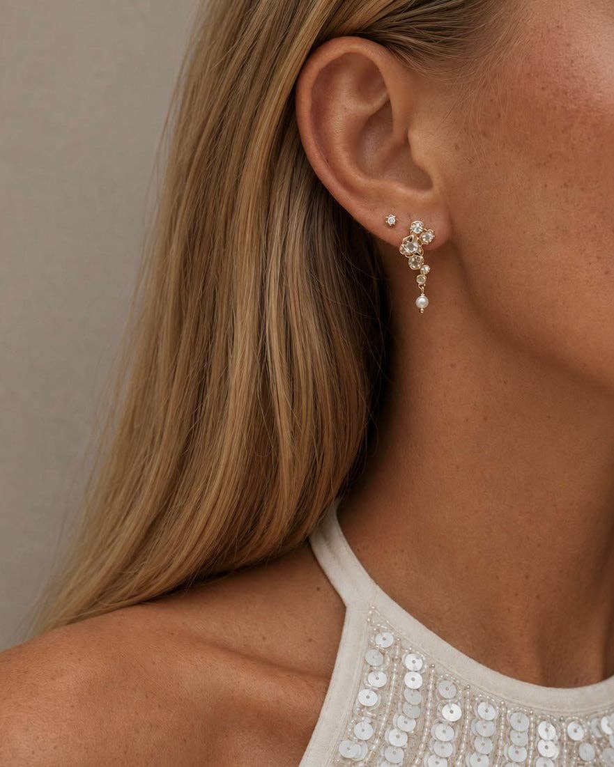 Solenne Earrings – 18K Gold-Plated Sterling Silver