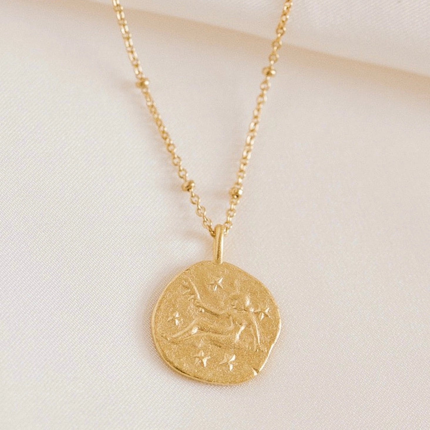 Zodiac Necklace | 24k Gold | Agape Studio Jewelry