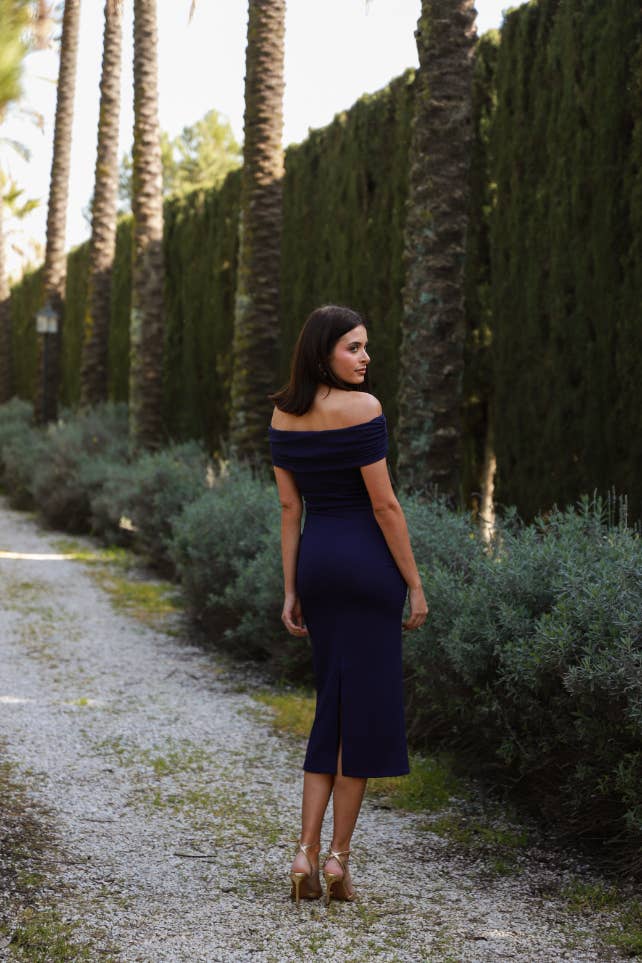 Toledo | Schulterfreies Kleid