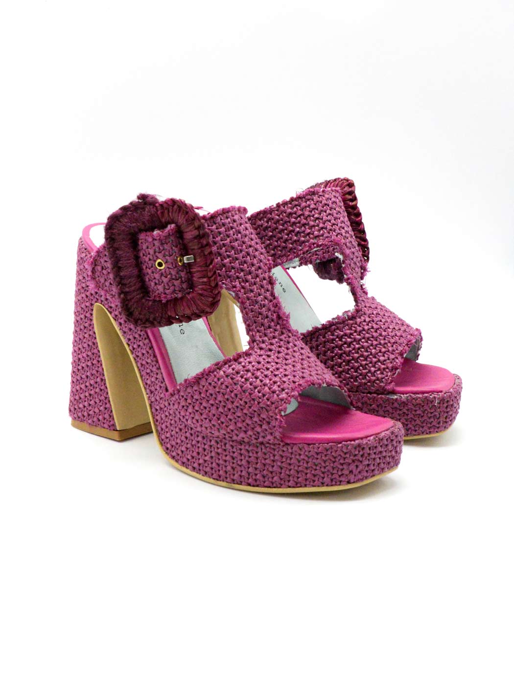 Slip-in Flat shoes in Raffia, Poesie Veneziane