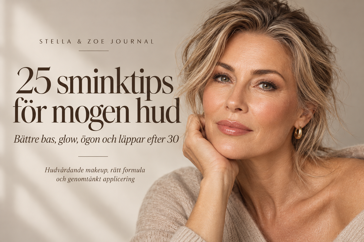 25 sminktips för mogen hud – bättre bas, glow, ögon och läppar efter 30