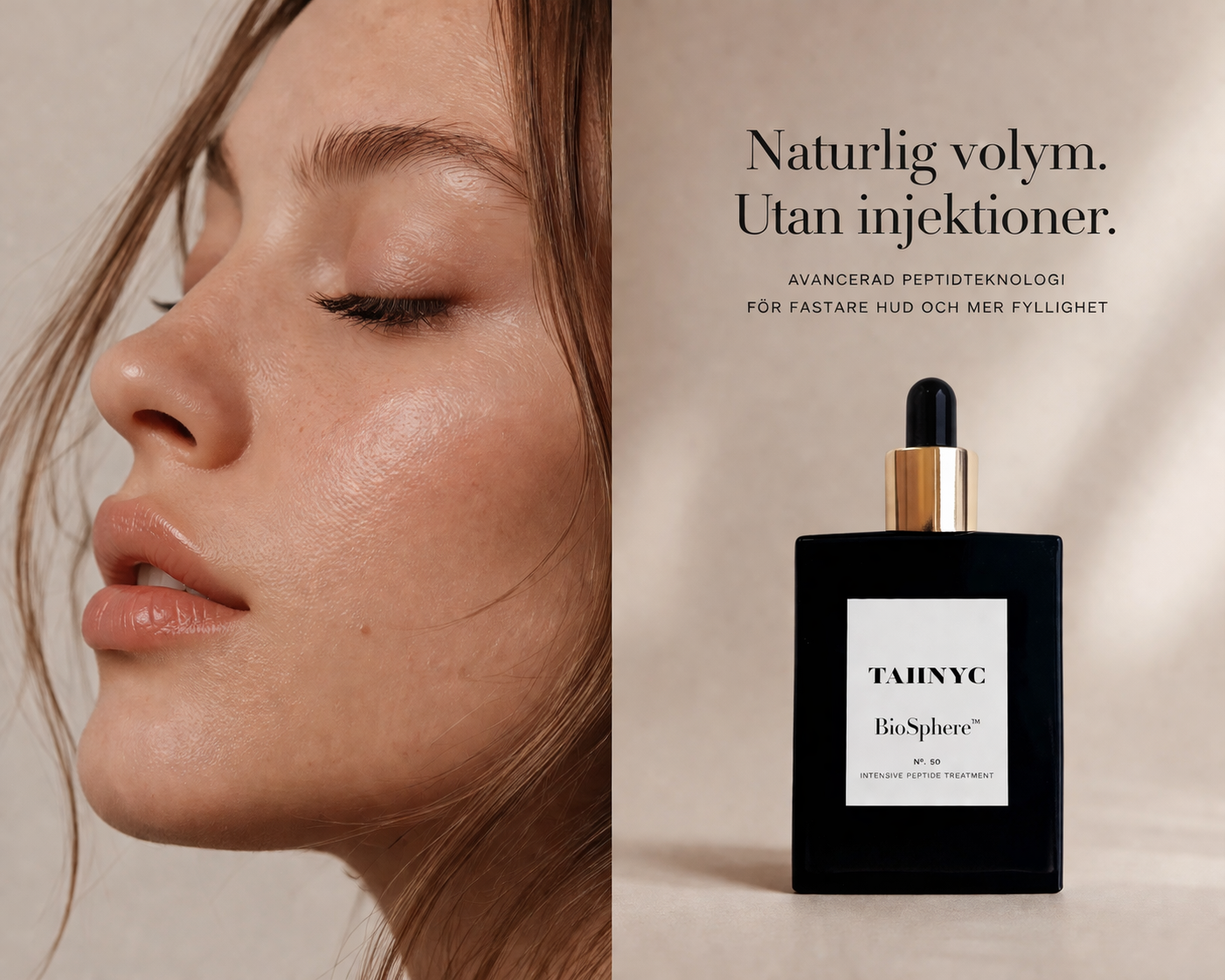 BioSphere No. 50 – Framtidens hudvård för fastare hud och naturlig volym