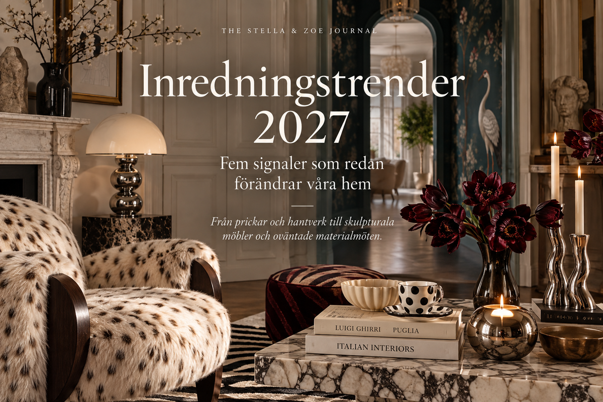 Inredningstrender 2027 – 5 signaler som formar våra hem