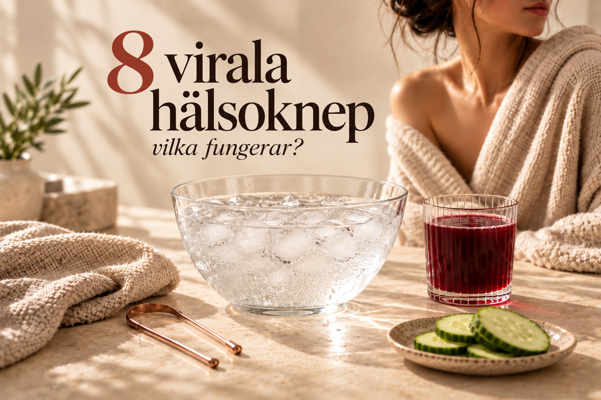 Isvatten, körsbärsjuice, tungskrapning och benen mot väggen – några av internets mest virala health hacks har mer fysiologi bakom sig än man kan tro.
