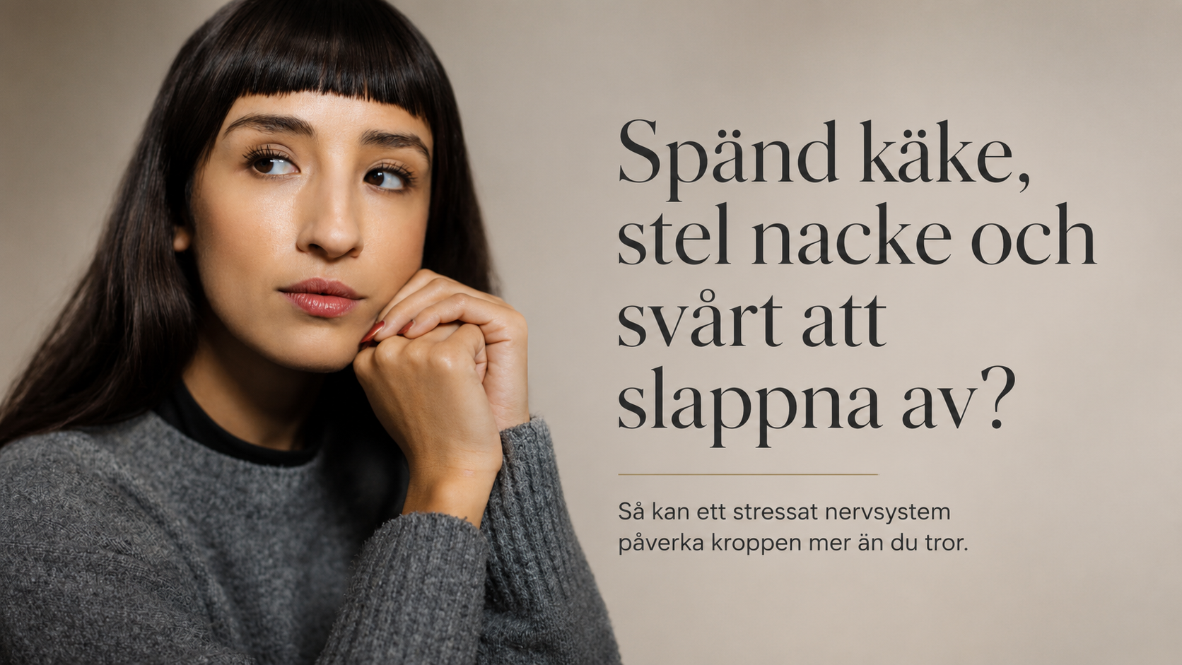 Biter du ihop käken utan att tänka på det? Det kan vara ett tecken på stress