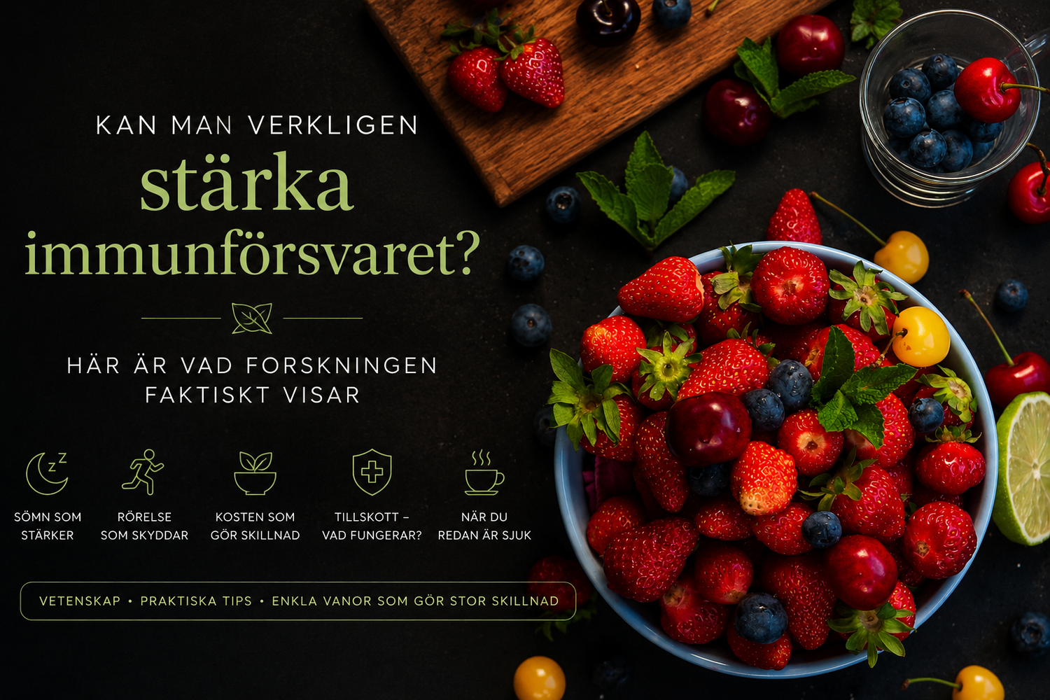 Kan man stärka immunförsvaret? Här är vad forskningen visar