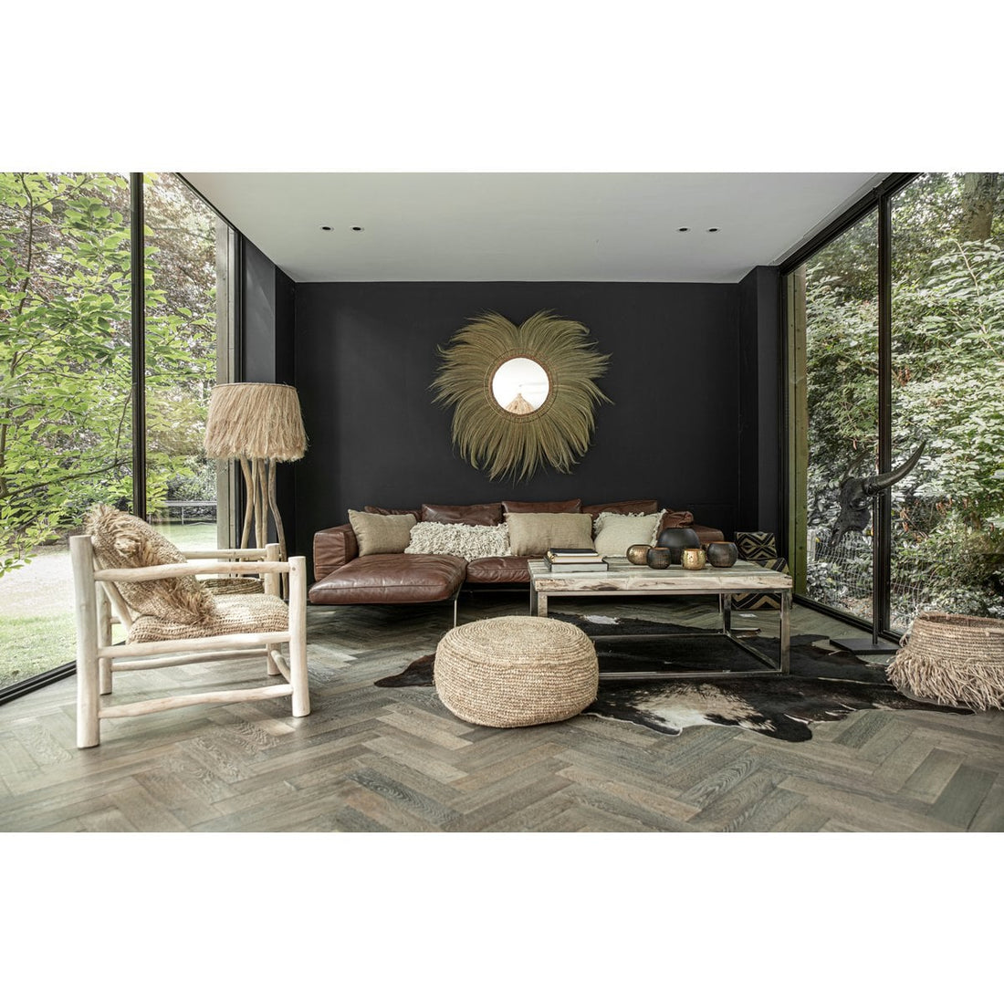 The Mufasa Mirror - Natural - Ø120 cm