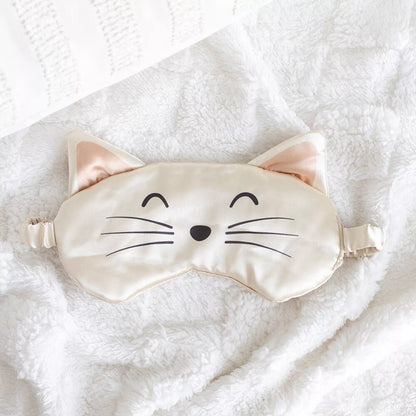 Cute Cat | Sovmask i satin