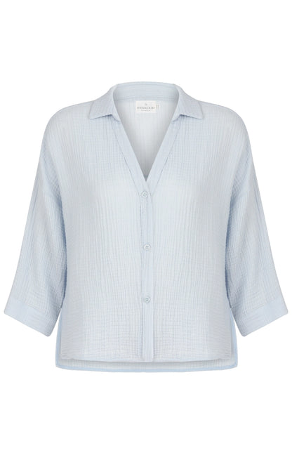 Echo Mini Shirt - Baby Blue, The Handloom Los Angeles