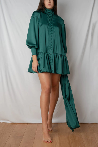 Eufrosina Dress Emerald Green, Emmy Boo