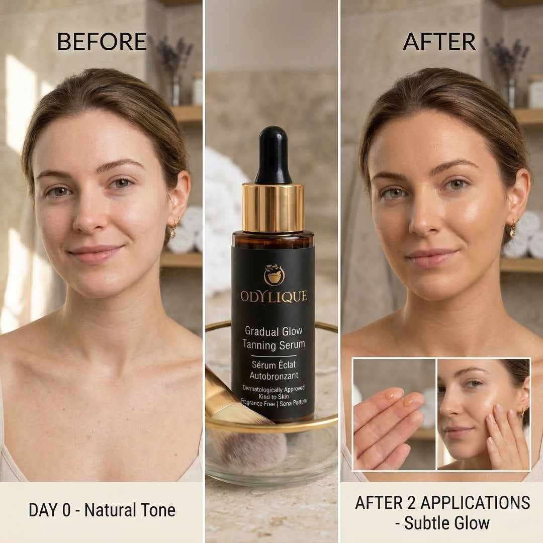 Gradual Glow Self-Tan Serum – Naturlig brun utan sol för ansiktet